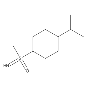 Imino(methyl)[4-(propan-2-yl)cyclohexyl]-lambda6-sulfanone结构式