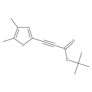 Tert-butyl 3-(4,5-dimethylfuran-2-yl)prop-2-ynoate Structure