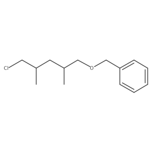 {[(5-Chloro-2,4-dimethylpentyl)oxy]methyl}benzene Structure