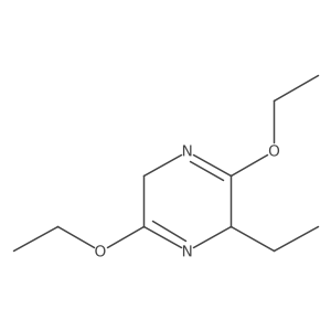 3,6-Diethoxy-2-ethyl-2,5-dihydropyrazine结构式