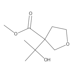 Methyl 3-(2-hydroxypropan-2-yl)oxolane-3-carboxylate Structure