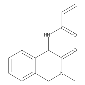 N-(2-Methyl-3-oxo-1,4-dihydroisoquinolin-4-yl)prop-2-enamide Structure
