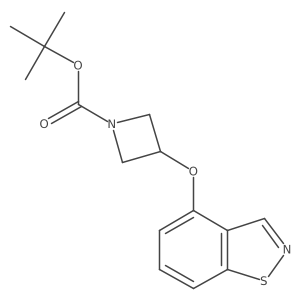 Tert-butyl 3-(benzo[d]isothiazol-4-yloxy)azetidine-1-carboxylate Structure