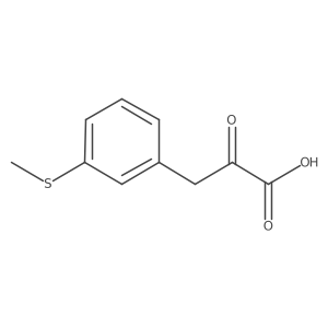 3-[3-(Methylsulfanyl)phenyl]-2-oxopropanoic acid结构式