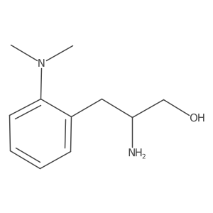 2-Amino-3-[2-(dimethylamino)phenyl]propan-1-ol Structure
