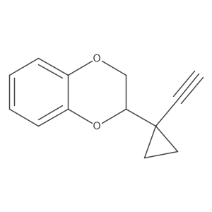 2-(1-Ethynylcyclopropyl)-2,3-dihydro-1,4-benzodioxine Structure