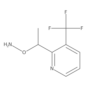 O-{1-[3-(trifluoromethyl)pyridin-2-yl]ethyl}hydroxylamine结构式