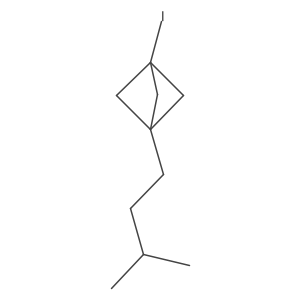 1-Iodo-3-(3-methylbutyl)bicyclo[1.1.1]pentane Structure