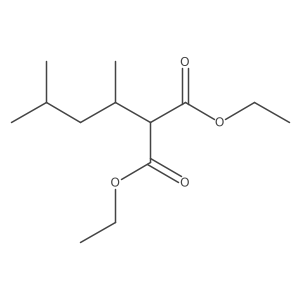 2-(1,3-Dimethylbutyl)propanedioic Acid 1,3-Diethyl Ester Structure