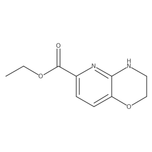 ethyl 2H,3H,4H-pyrido[3,2-b][1,4]oxazine-6-carboxylate结构式