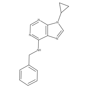N-benzyl-9-cyclopropyl-9H-purin-6-amine Structure