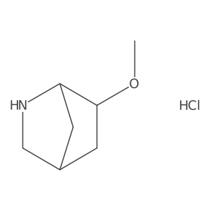 rac-(1R,4S,6R)-6-methoxy-2-azabicyclo[2.2.1]heptane hydrochloride Structure