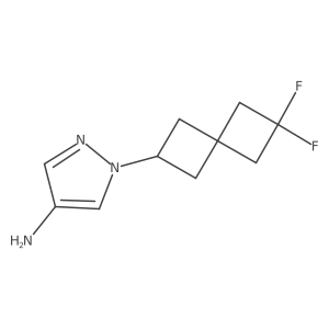 1-(6,6-Difluorospiro[3.3]heptan-2-YL)-1H-pyrazol-4-amine Structure