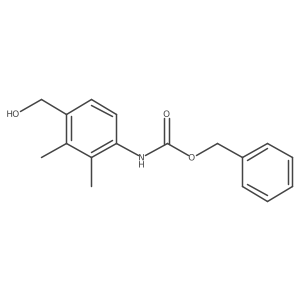benzyl N-[4-(hydroxymethyl)-2,3-dimethylphenyl]carbamate结构式