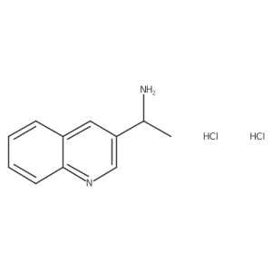 (R)-1-(Quinolin-3-YL)ethan-1-amine 2hcl结构式
