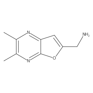 1-{2,3-Dimethylfuro[2,3-b]pyrazin-6-yl}methanamine结构式