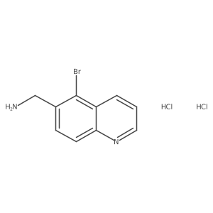 1-(5-Bromoquinolin-6-yl)methanamine dihydrochloride结构式