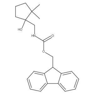 (9H-fluoren-9-yl)methyl N-[(1-hydroxy-2,2-dimethylcyclopentyl)methyl]carbamate Structure