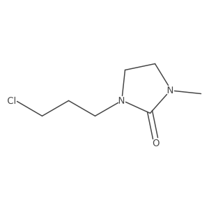 1-(3-Chloropropyl)-3-methylimidazolidin-2-one结构式