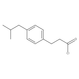 4-(2-Methylpropyl)benzenepropanoyl chloride Structure