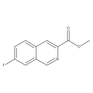 Methyl 7-fluoroisoquinoline-3-carboxylate Structure