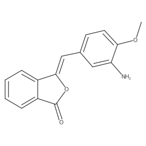 3-(3-amino-4-methoxybenzylidene)-3H-isobenzofuran-1-one结构式