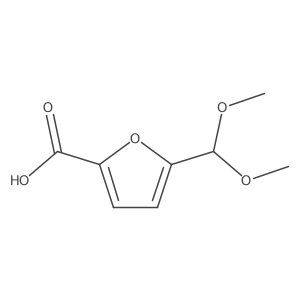5-(Dimethoxymethyl)furan-2-carboxylic acid Structure