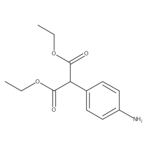 1,3-Diethyl 2-(4-aminophenyl)propanedioate结构式