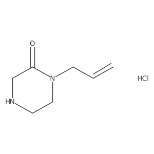 1-(Prop-2-en-1-yl)piperazin-2-one hydrochloride Structure