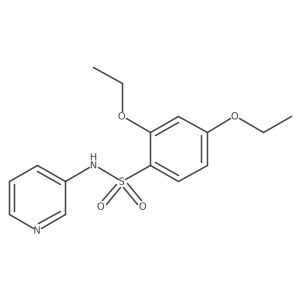 [(2,4-Diethoxyphenyl)sulfonyl]-3-pyridylamine结构式