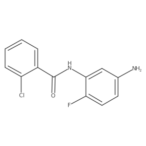 N-(5-Amino-2-fluorophenyl)-2-chlorobenzamide结构式