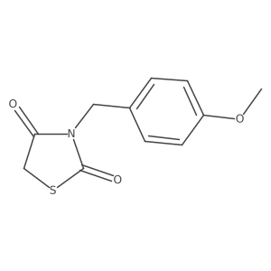 2,4-Thiazolidinedione, 3-[(4-methoxyphenyl)methyl]- Structure