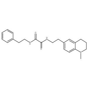 N1-(2-(1-methyl-1,2,3,4-tetrahydroquinolin-6-yl)ethyl)-N2-phenethyloxalamide Structure
