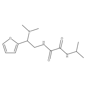 N1-(2-(dimethylamino)-2-(furan-2-yl)ethyl)-N2-isopropyloxalamide结构式