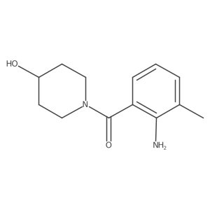 1-(2-Amino-3-methylbenzoyl)piperidin-4-ol Structure