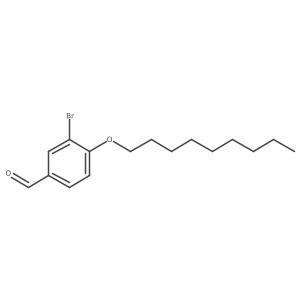 3-Bromo-4-(nonyloxy)benzaldehyde结构式