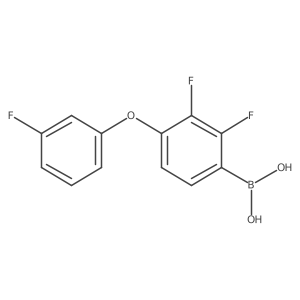 (2,3-Difluoro-4-(3-fluorophenoxy)phenyl)boronic acid Structure