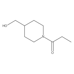 1-(4-(Hydroxymethyl)piperidin-1-yl)propan-1-one Structure