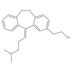 (11E)-11-[3-(Dimethylamino)propylidene]-6,11-dihydrodibenz[b,e]oxepin-2-ethanol结构式