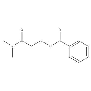 Propanamide, 3-(benzoyloxy)-N,N-dimethyl-结构式
