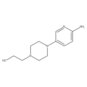 2-[4-(6-Aminopyridin-3-yl)piperazin-1-yl]ethanol结构式