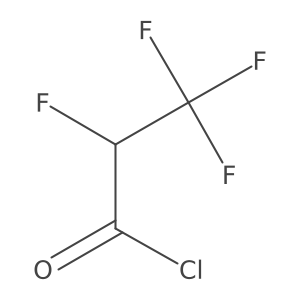 2,3,3,3-Tetrafluoropropionyl chloride Structure