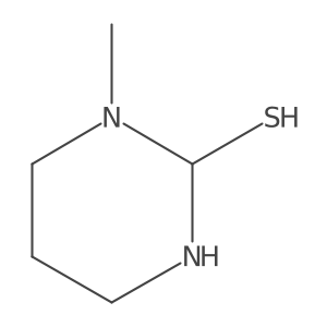 1-Methylhexahydropyrimidine-2-thiol Structure