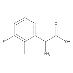 (R)-2-Amino-2-(3-fluoro-2-methylphenyl)acetic acid结构式