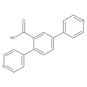 2,5-Dipyridin-4-ylbenzoic acid结构式