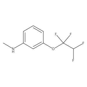 N-Methyl-3-(1,1,2,2-tetrafluoroethoxy)aniline Structure