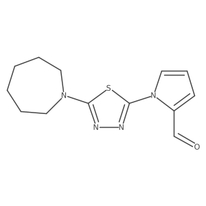 1-(5-(Azepan-1-yl)-1,3,4-thiadiazol-2-yl)-1H-pyrrole-2-carbaldehyde Structure