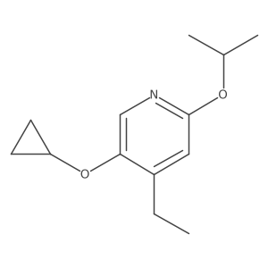 5-Cyclopropoxy-4-ethyl-2-isopropoxypyridine Structure