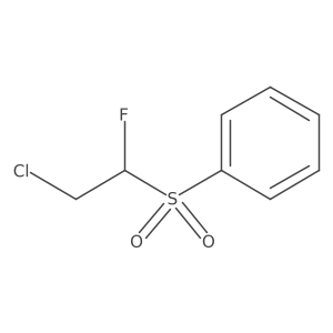 ((2-Chloro-1-fluoroethyl)sulfonyl)benzene Structure
