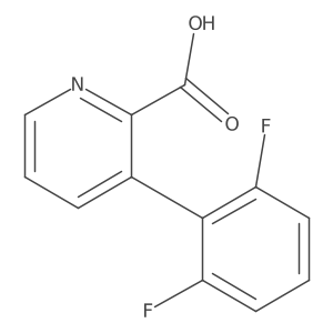 3-(2,6-Difluorophenyl)picolinic acid Structure